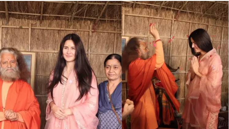 Katrina Kaif takes holy dip at Maha Kumbh with mother-in-law Veena Kaushal