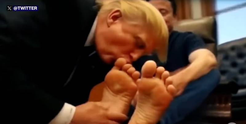 Fake video of Trump sucking Musk's toes prompts investigation