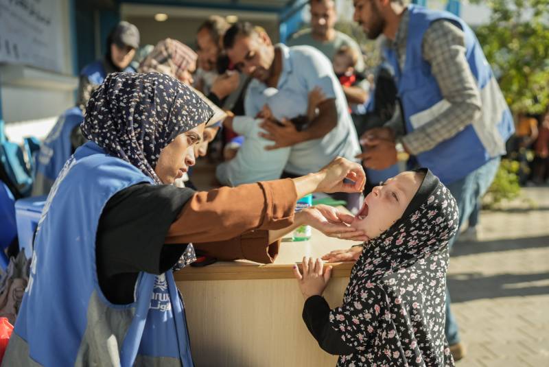 WHO hails Gaza polio campaign but warns on US pullout