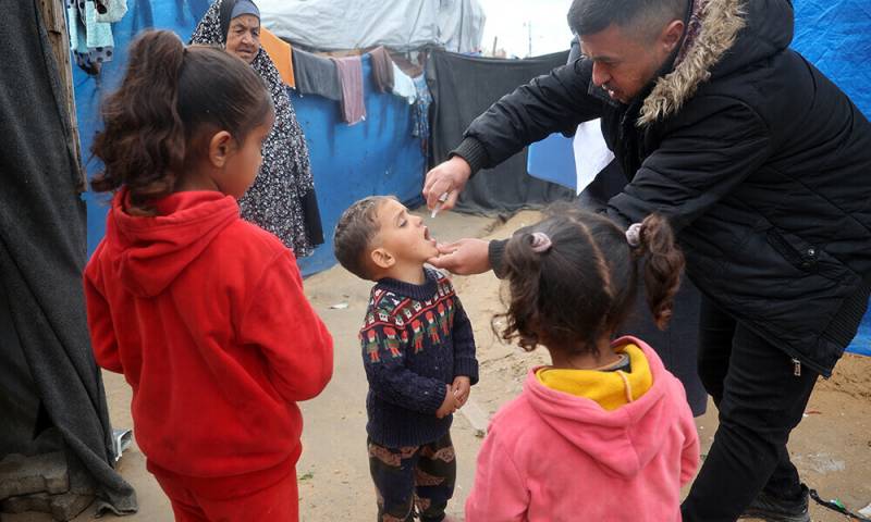 Gaza polio vaccination drive reached 600,000 children: WHO