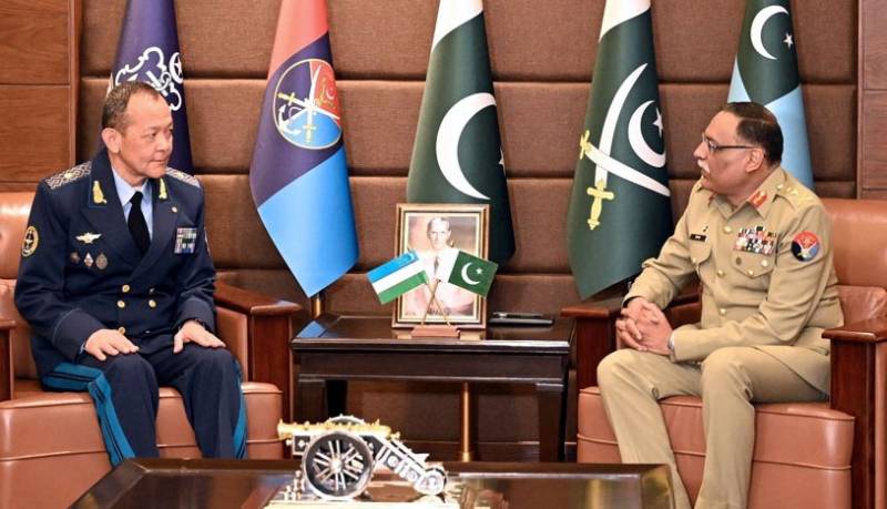 CJCSC, Uzbek defence minister take up regional security