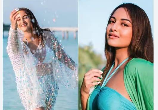 Why does Sonakshi Sinha feel reluctant to swim in Bombay?