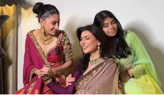 Sushmita Sen shares adorable photos with daughters 