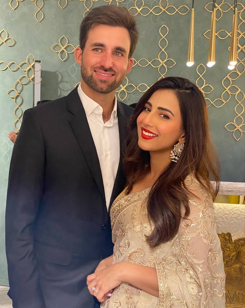 Ushna Shah celebrates 2nd wedding anniversary with hubby