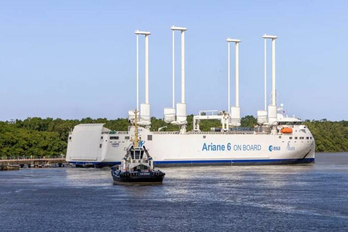 European satellite launcher set for first commercial blast off