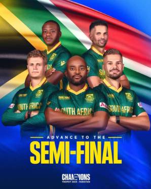 South Africa qualify for Champions Trophy semi-finals after restricting England for 179 