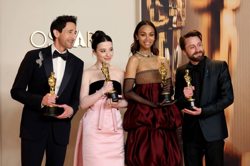 ‘Anora’ wins best picture Oscar as Brody declared top actor, Madison actress
