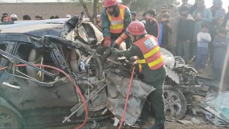 Two dead as speeding bus collides with family’s car returning from Umrah