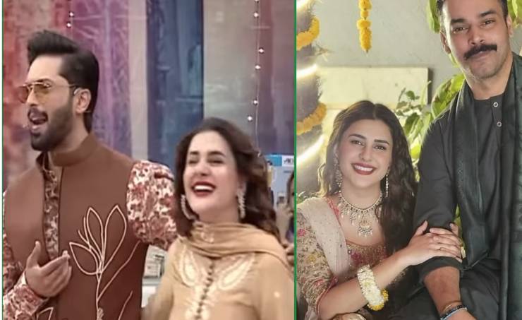 Fahad Mustafa’s exuberant welcome to Kubra Khan, with Gohar Gohar chants at show