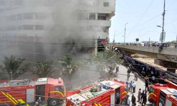 8-hour operation douses fire at Food Panda warehouse in Karachi 