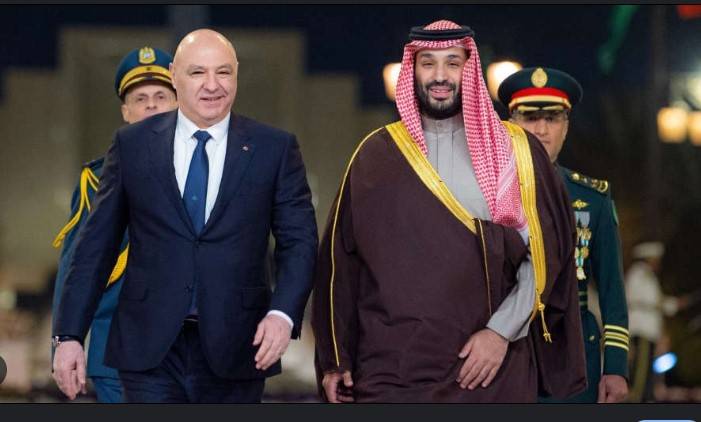 Lebanese president meets Saudi crown prince on first trip abroad