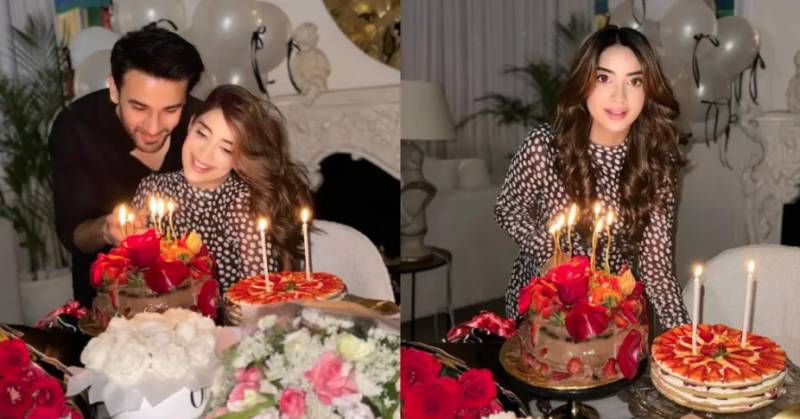 Saboor Aly receives surprise from hubby on 30th birthday