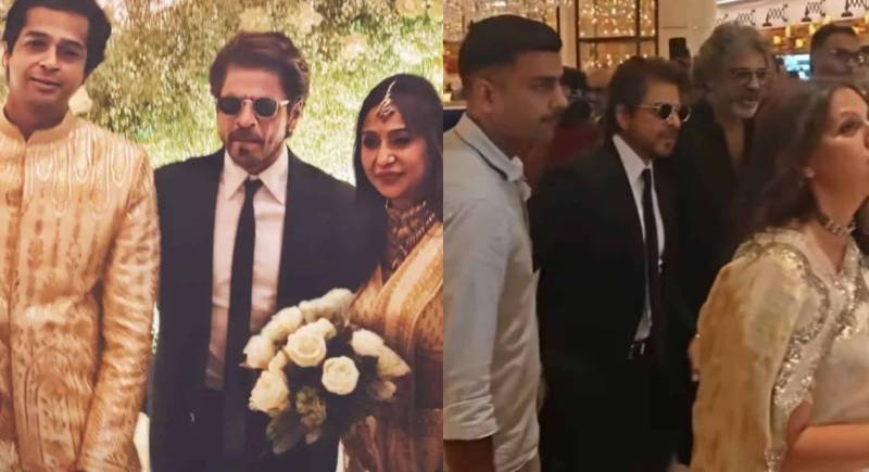 Shah Rukh Khan steals spotlight at wedding of filmmaker Ashutosh Gowariker’s son