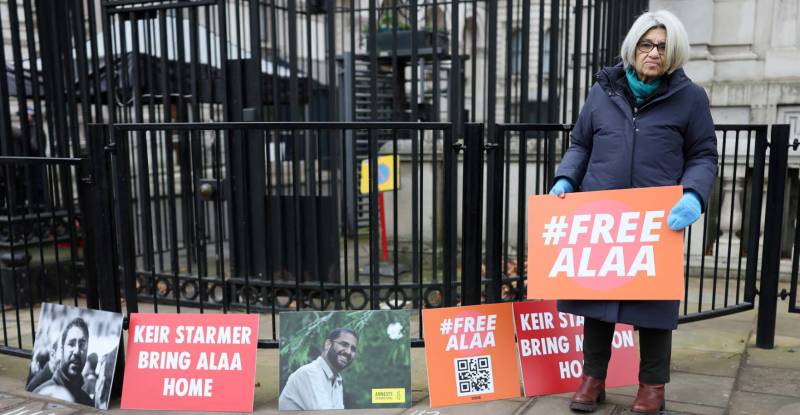 Mother of jailed Egyptian-UK activist eases hunger strike amid 'hope'