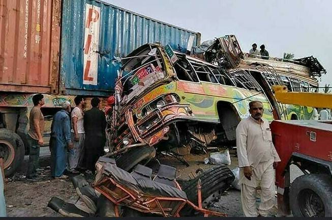 Three die in truck-coach collision in Kairpur