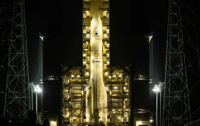 Europe's new rocket blasts off on first commercial mission