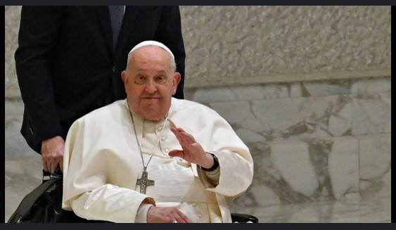Pope has 'calm night' as marks three weeks in hospital