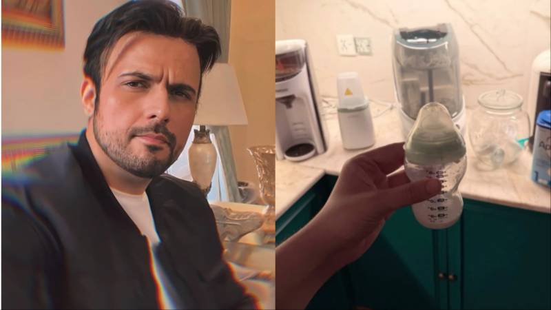 Usman Mukhtar's 'baby-daddy duty' mode on