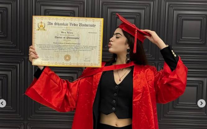 Riva Arora honoured with PhD degree in Digital Influence at 19, internet reacts