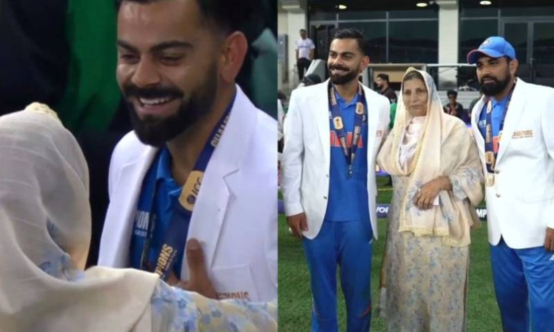 Virat Kohli’s heartfelt gesture towards Mohammed Shami’s mother wins hearts