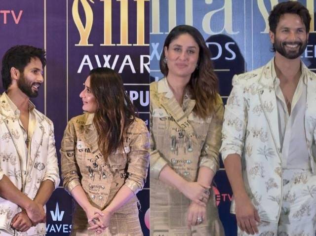 Shahid Kapoor reacts to happy moments with Kareena at IFFA, years after breakup 