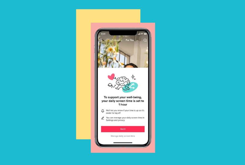 TikTok says to add screen time limits for teens