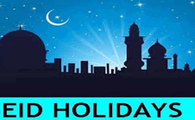 Five-day Eid holidays confirmed