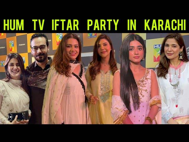 Celebrities stunning presence at Hum TV's Aftar and Success Party 