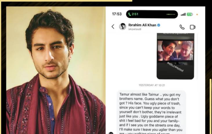 Ibrahim Ali Khan lashes out at Pakistani critic over 'Nadaniyan' negative review