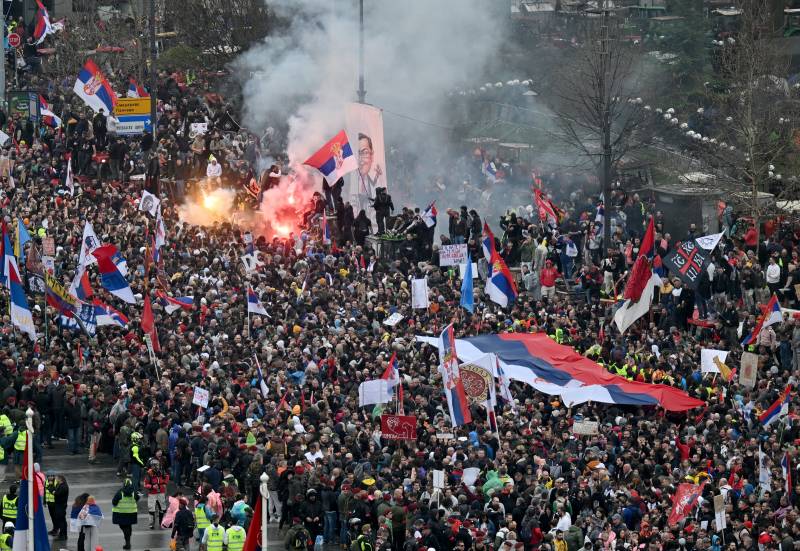 More than 100,000 at Serbia anti-graft protest: govt