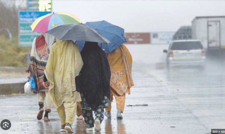 Temperature drops as rain again lashes Punjab, KP