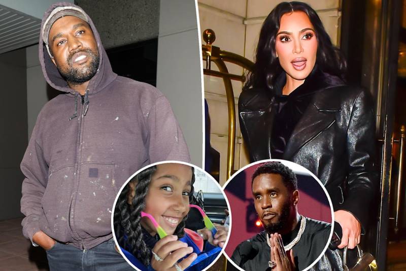 Kim Kardashian moves to shield North West from Kanye’s new song featuring Diddy