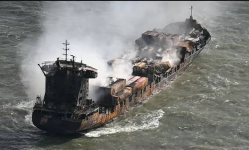 Plastic pellets spotted in water after North Sea ship crash