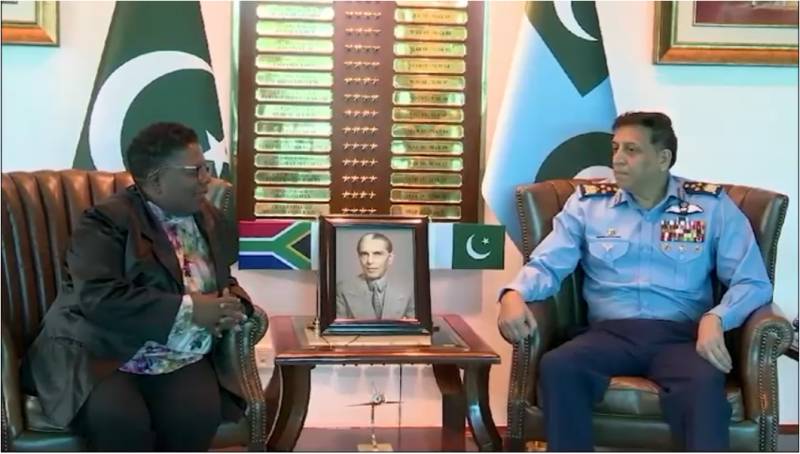 South African defence delegation calls on Air Chief Marshal Zaheer Sidhu