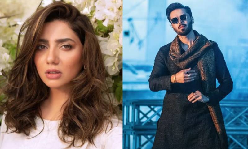 Mahira Khan’s lighthearted remarks on Fahad Mustafa’s Farsi Shalwar look 