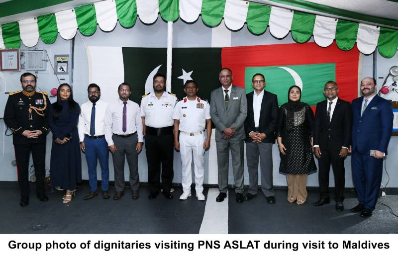Pakistan Navy Ship Aslat visits Maldives during deployment on regional maritime security patrol