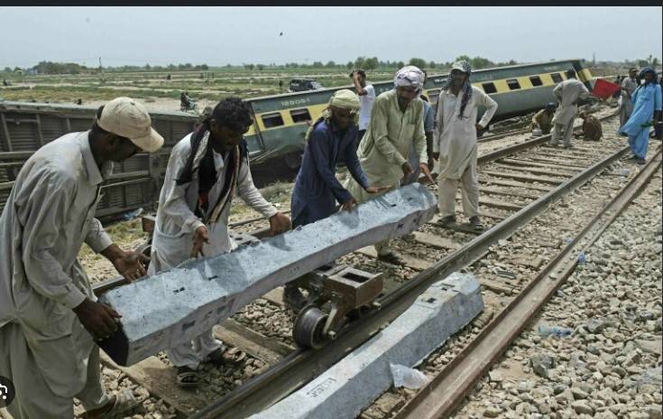 Rail track damaged in train terror attack repaired