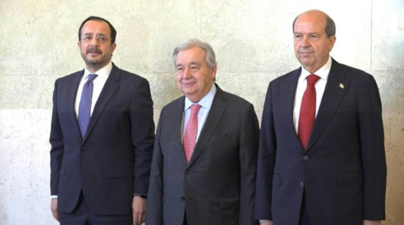 UN chief hails progress in talks with rival Cyprus leaders