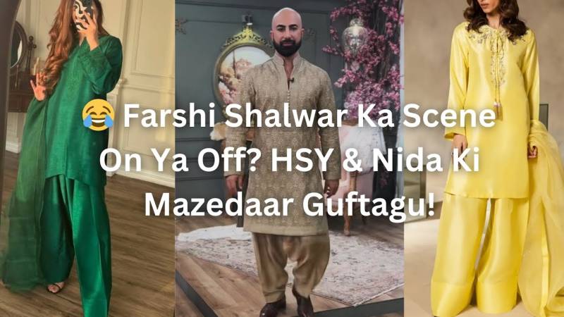 “Everyone should wear it”: HSY denies Maria B's thoughts about Farshi Shalwaar