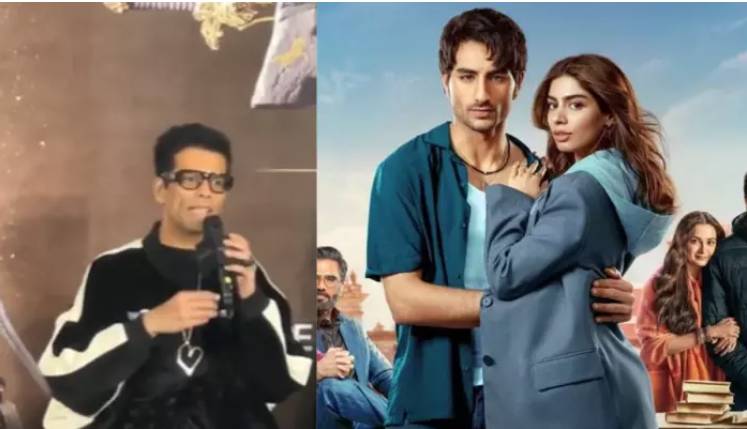 Karan Johar reacts to Nadaniayan's criticism