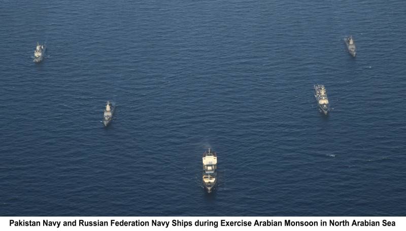 Pakistan Navy, Russian Federation Navy conduct bilateral naval exercise Arabian Monsoon-Vi