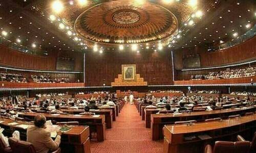 Ministers absent again; Deputy Speaker adjourns NA session in protest