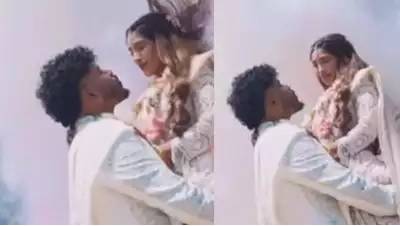 Bride suffers serious burns as colour bomb explosion during photoshoot goes wrong