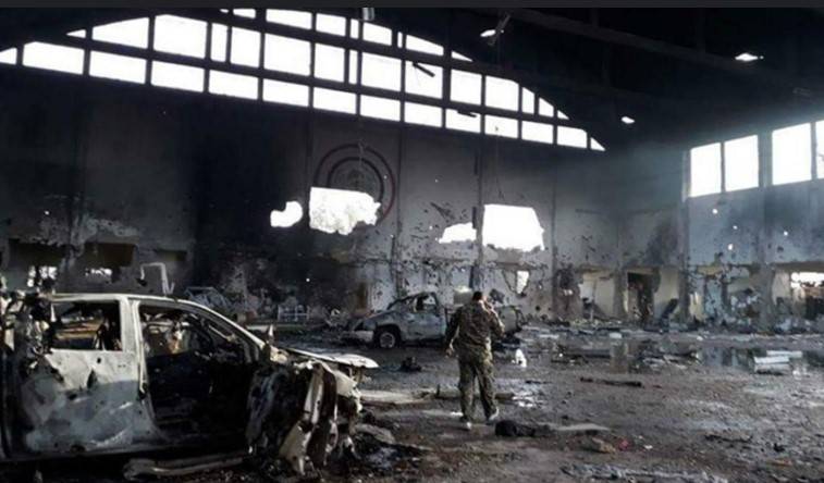 Israel strikes two military bases in central Syria