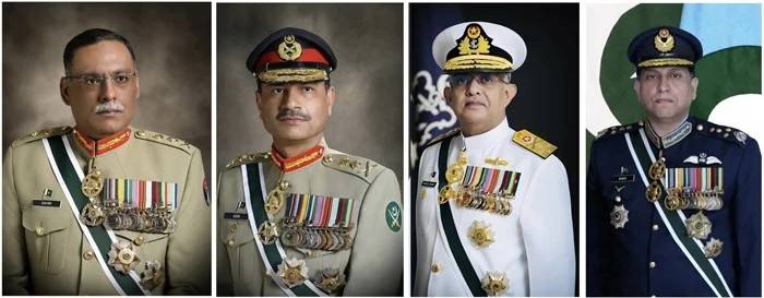 CJCSC and services chiefs greet nation on 85th anniversary of Pakistan Day