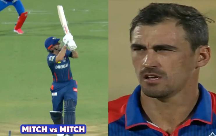  Australian stars face off as Marsh hits Starc with first-ball six in IPL 2025 showdown