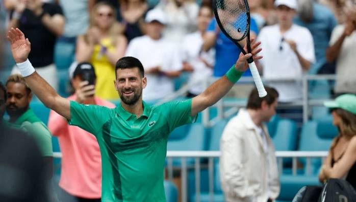 Djokovic makes history with 411th Masters 1000 win in Miami