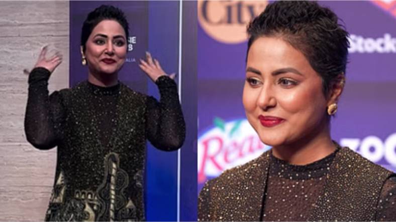 Brave Hina Khan finally steps out with real hair since cancer diagnosis  