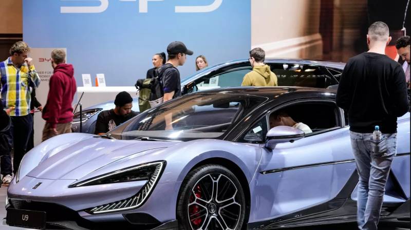 Chinese EV giant BYD surpasses rival Tesla with record 2024 revenue