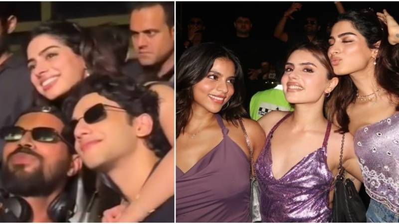 Khushi Kapoor at musical party with rumored BF Vedang Raina 